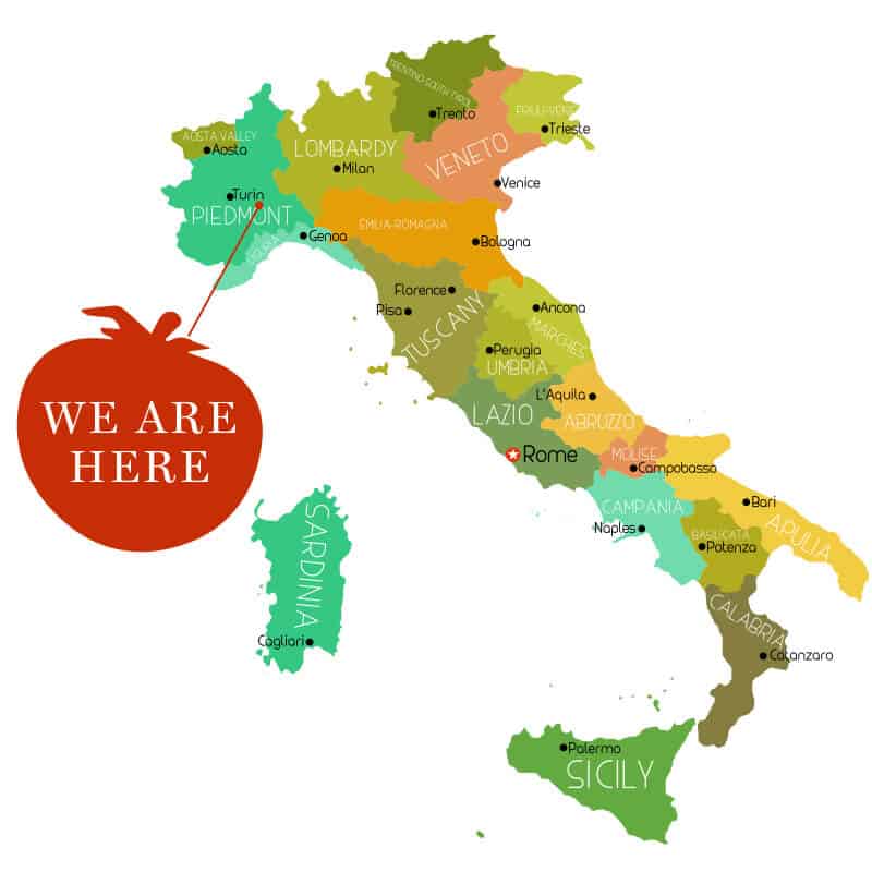 Italian Cooking Courses Map